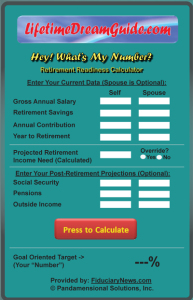 Retirement Readiness Calculator